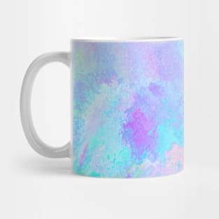 Blue and Purple Abstract Art Mug